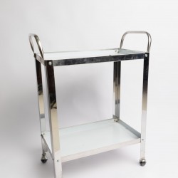 wiltec serving rolley refined madical Chinese 2-shelf trolley