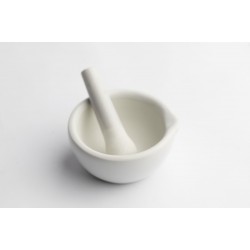 PORCELAIN MORTAR WITH PESTLE 75MM
