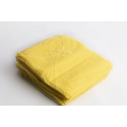 Yellow surgical gown