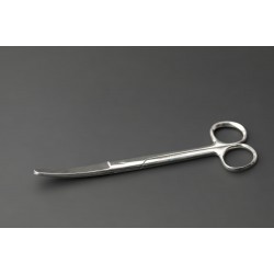 Precision surgical suture scissors curved 15
