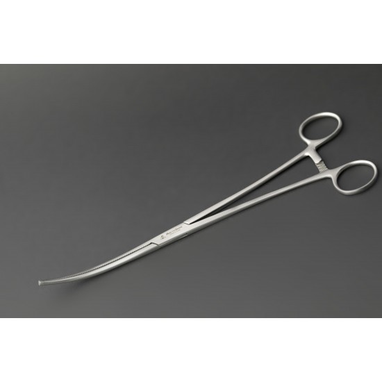 ملقط مرقئ الصلب المنحني 15