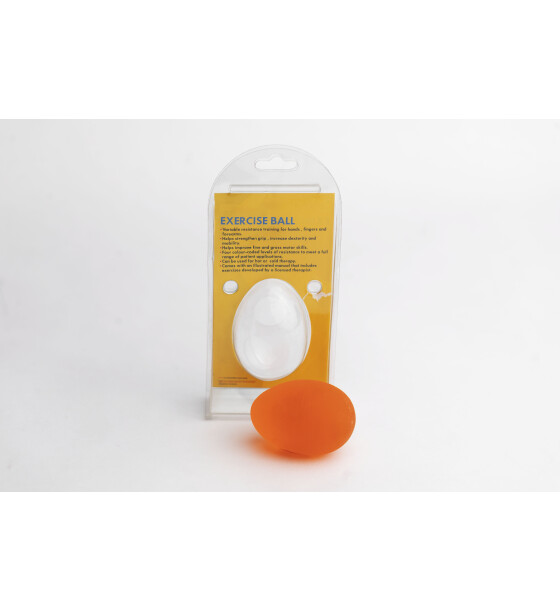 Therapeutic exercise ball for the hand