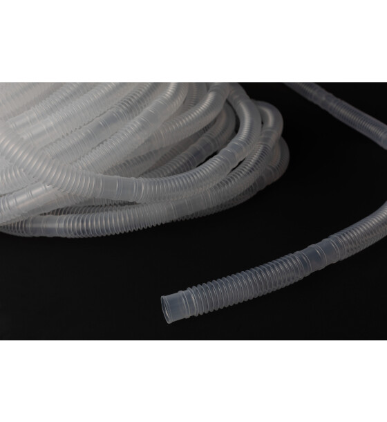 Medical silicone spiral tube
